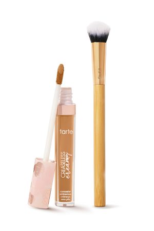 Tarte creaseless creamy full-coverage concealer & paw brush duo