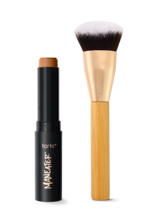 Tarte maneater? foundation stick & brush bundle