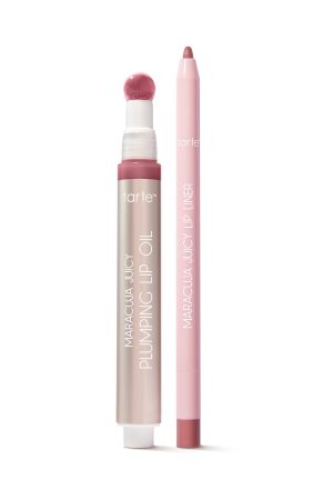 Tarte maracuja juicy lip icons plumping lip oil & liner duo