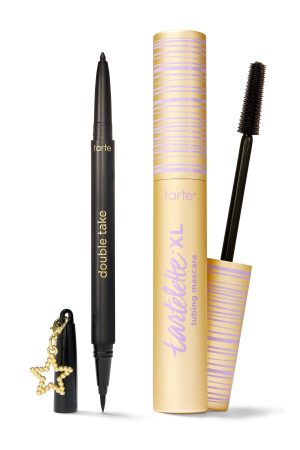 Tarte line & define XL tubing mascara & double take eyeliner duo + FREE charm